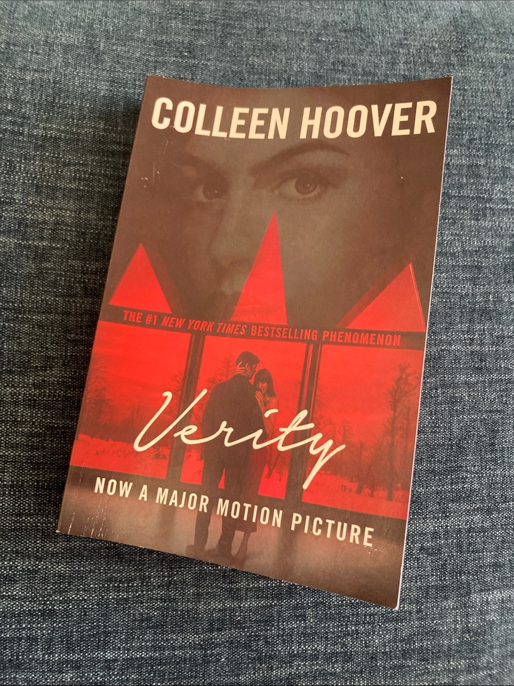 Verity by Colleen Hoover paperback book movie art